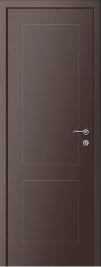 Межкомнатная дверь KAPELLI Multicolor Ф2К RAL 8017 коричневый